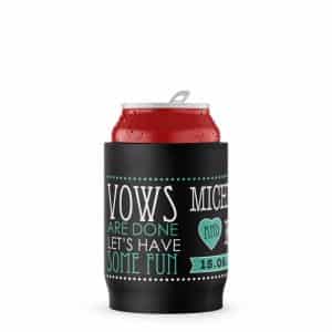 Wedding Vows Funny Stubby Holder Beer Can
